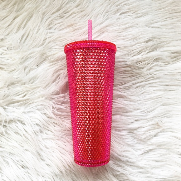 Starbucks Hot Neon Pink studded tumbler - Picture 4 of 5